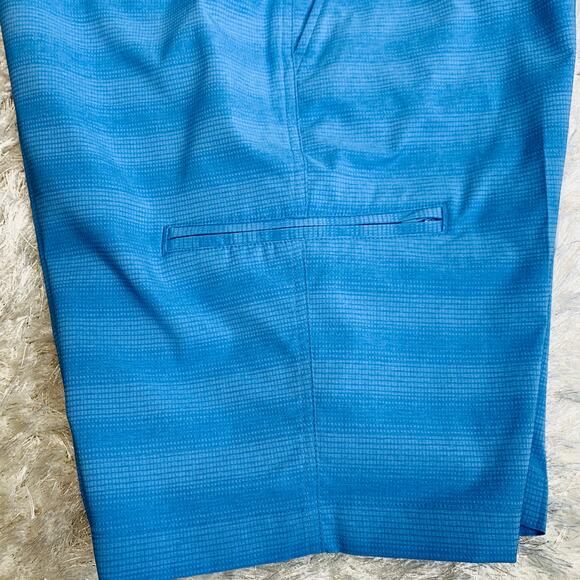Greg Norman Blue Stripe Golf Shorts Sz 36 - Picture 5 of 7